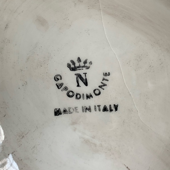 SALE! Italian Capodimonte Vase - Picture 5 of 13